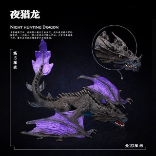 恐龍玩具 侏羅紀恐龍夜獵龍兒童塑膠模擬恐龍翼龍模型玩具飛龍男孩歲禮物