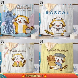 🔥熱賣爆品🔥小浣熊涼被 小浣熊 拉斯卡爾 Puchi Rascal 夏被 空調被 卡通涼被 夏涼被 可客製12