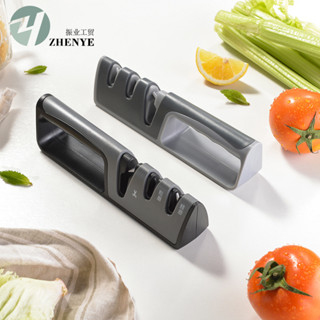 【新品推薦】廚房家用快速磨刀器磨刀石 多功能三合一磨菜刀廚房小工具
