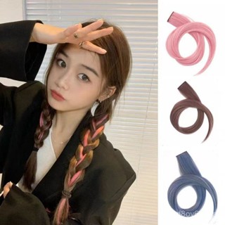 臺灣熱銷🌸【3571人收藏】學生彩色假髮片掛耳染髮片漸變色挑染長髮隱形無痕一片式直髮片 IZNU
