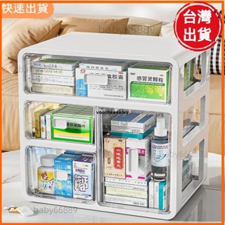 天天優選📣藥箱 家庭裝 藥品 收納盒 醫藥箱 家用 大容量 多層 抽屜式 醫療小藥盒 收納盒