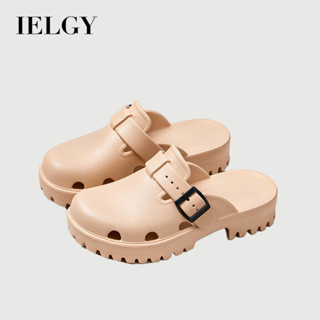 IELGY 新款夏季簡約高跟包頭女厚底涼鞋