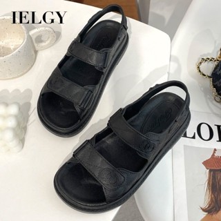 IELGY 羅馬涼鞋女夏裝2025新款韓版時尚學生防滑平底