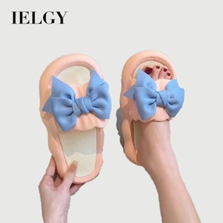 IELGY 時尚夏季可愛厚底蝴蝶涼鞋女洗澡防滑
