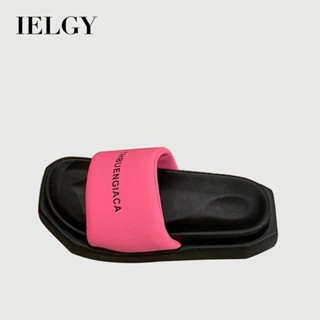 IELGY 韓版ins風厚底時尚拖鞋女夏季休閒沙灘