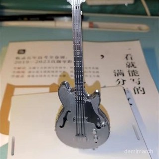 【1739人收藏】無聊瞭拚個吉他~3D金屬立體拚圖擺件模擬樂器DIY手工模型個性玩具 KAW0