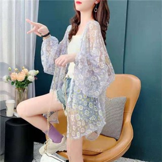 【新店福利價】夏天防曬衣女最新款新款韓版時尚網紗連帽防曬外套小雛菊防曬衫上衣
