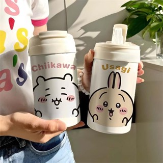 熱賣✨chiikawa咖啡杯吉伊卡哇烏薩奇小八二次元周邊304不銹鋼保溫杯