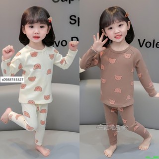 💯低價優選💯兒童秋衣女童新款秋衣秋褲內衣套裝女寶德絨睡衣兒童女孩春秋冬寶寶家居服