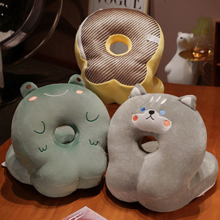 夏季午睡枕 冰絲趴睡枕 卡通動物涼席雙面冰絲午睡枕學生趴桌上睡覺枕頭女辦公室午休抱枕辦