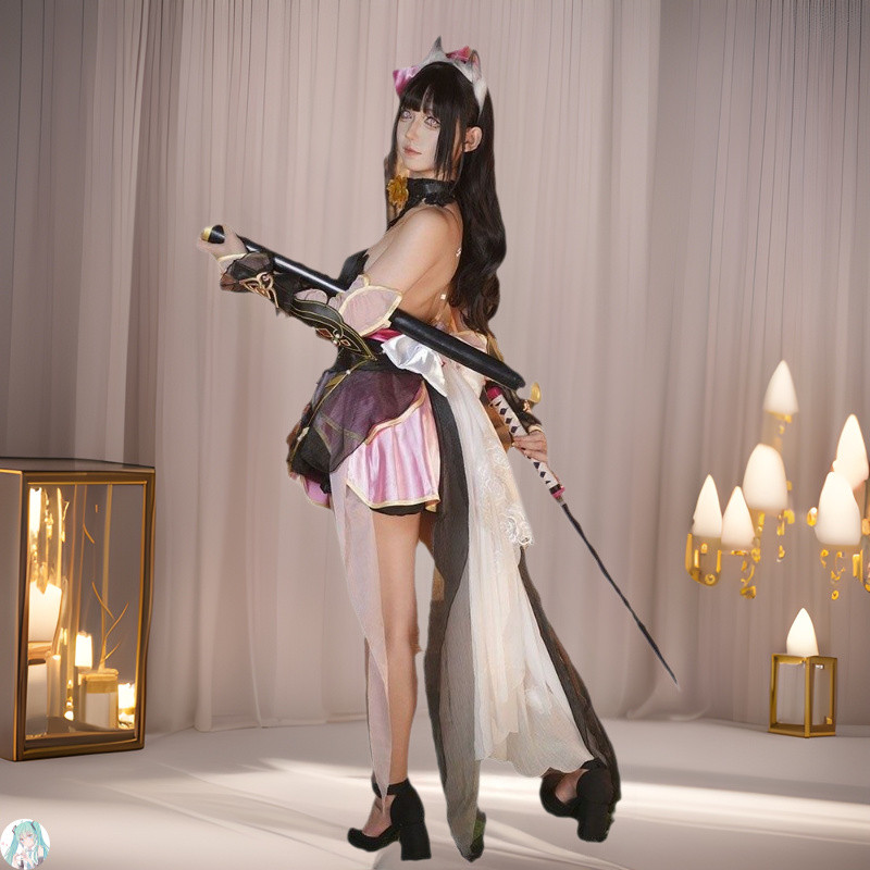 台灣出貨 加急免運 永劫無間桃帝姬cos 桃帝姬 cos服 新魔傑衚主題全套服裝 優質面料精製 萬聖節園遊會漫展專用服飾
