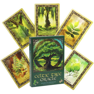 臺灣熱賣🔥偉特塔羅牌卡凱爾特之樹神諭卡 贈中文電子指南 Celtic Tree Oracle 25張神諭