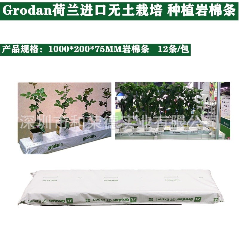 ❤萌寵集Grodan格露丹 荷蘭進口岩棉條 種植條番茄種植無土栽培岩棉塊 水培