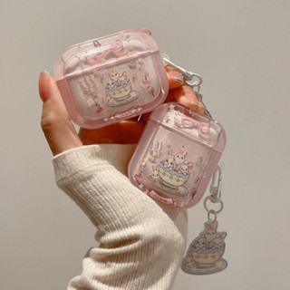 研覓推薦✈兔子家族AirPods4Pro2保護套3代2代1代蘋果肥皂款耳機保護套耳機殼藍芽藍芽耳機套