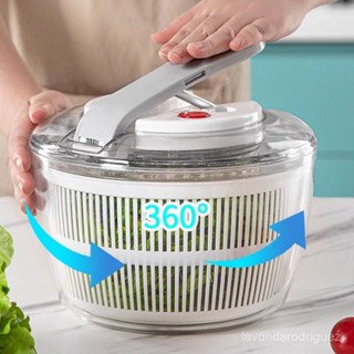 3.28 蔬菜瀝水器蔬菜脫水器家用沙拉果蔬手動旋轉甩水神器甩幹機廚房洗菜盆瀝水籃 洗菜籃 洗菜瀝水盆 蔬果脫水 清洗機