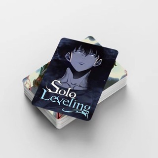 我獨自升級♥新款92張 我獨自升級雙面LOMO卡程肖宇動漫遊戲 收藏小卡片 貼紙