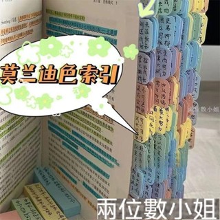 便利貼 標籤 貼紙 記重點 指示 螢光標記貼 學生用 莫蘭迪索引貼標簽貼紙網紅便利貼小條標記紙質粘性強學生用指示
