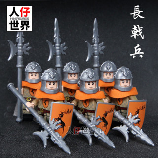 【7655人收藏】權利遊戲鹿家士兵中古槍步兵長矛兵長戟兵積木兒童小玩具相容樂高