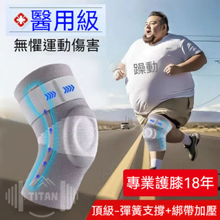 【臺灣有貨】【超強支撐】醫用膝蓋護膝半月闆損傷關節男女跑步保護 保暖風濕專用運動護膝