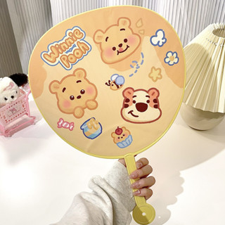 ✨限時特賣✨【9189人收藏】帕恰狗扇子夏天隨身便攜大蒲扇兒童學生可愛長柄扇塑膠手搖扇小新 CK韓物社