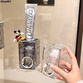 臺灣熱銷︱冰川紋擠牙膏 壁掛 免打孔全自動擠牙膏 擠牙膏器懶人 自動擠壓器 掛式擠壓器