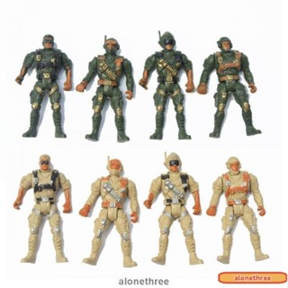 🔔在臺發🔔9cm5關節可動兵人特種士兵男孩沙盤靜態模型兒童戰爭玩具軍人步兵