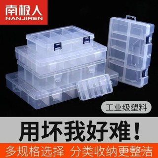 透明塑膠盒 收納盒 工具分類盒 透明盒 工具盒 分類盒 樣品盒 飾品收納盒 多格零件盒電子元件小螺絲配件 BQC2