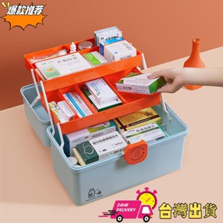 【限時特賣】醫藥箱家用大容量醫療急救箱醫護多層藥品應急收納盒家庭裝醫藥箱 AVDH