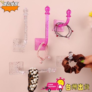 【限時特賣】多功能強力承重透明自粘免打孔掛鉤飾品頭帶l型掛鉤鑰匙掛家用收納工具