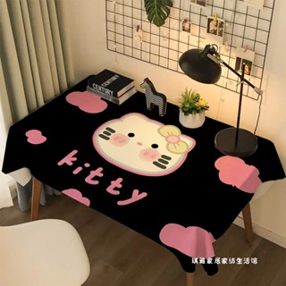 Kitty桌布 書桌桌布🎀hellokitty凱蒂貓卡通可愛學生宿舍書桌電腦防塵桌布裝飾 可愛桌佈 居家裝飾