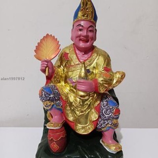 新品*熱銷*32釐米木雕活佛濟公神像佛像微瑕疵品特價結緣