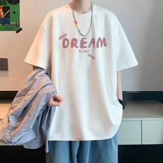 新款 美式 夏季 簡約五分袖男 短袖t恤 男士 寬鬆 大碼 字母 印花 半袖 圓領 上衣 短袖男 男t（ZT2125）