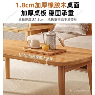 【臺灣熱賣 優選品質】新款可折疊茶幾家用小戶型客廳餐桌榻榻米小桌子現代全實木小矮桌 RERY