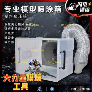 限時下殺 大力星噴塗噴漆負壓箱浩瀚模型強力抽風模型噴漆上色工作臺抽風機 不含運費