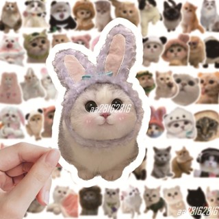 臺灣發出可愛小貓咪貼紙 萌寵動物 貓貓裝飾貼紙 手機文具ipad防水貼畫 冰箱貼 馬桶貼