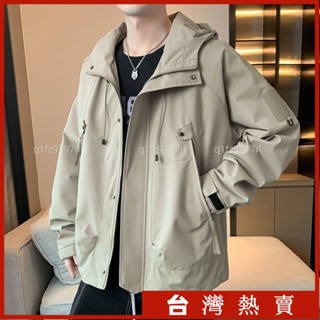精品優選🔥 春秋季新款男士夾克衫外套潮休閒百搭外衣帥氣韓版青年上衣服男女