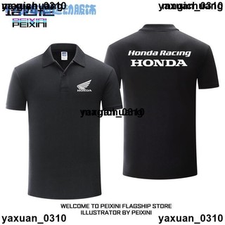 【廠家現發】moto gp熱銷本田金翼重機車騎行服機車賽車服休閒短袖POLO衫男女夏季賽事愛好者
