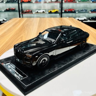 🐩Nieve🐩 模擬勞斯萊斯幻影汽車模型閤金豪車男孩玩具車全開門收藏金屬擺件 TYBW
