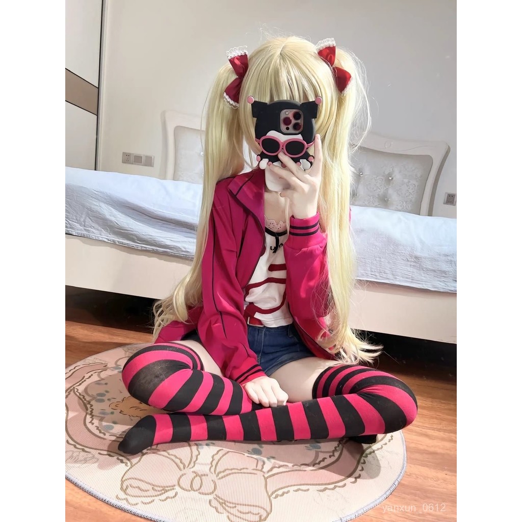 【58%迴購率】遊戲鬼父秋月愛莉cos可愛日常外套背心服全套裝二次元歌姬cosplay