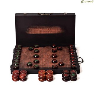 禮物*象棋*古風折疊盤 中國象棋實木高檔大號成人象棋加棋盤古風大酸枝金絲楠木紅木象棋