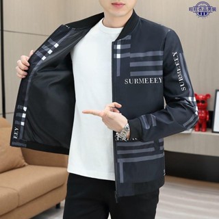 春夏款 夾克 男士外套 潮流韓版修身衣服百搭新款高品質青年男裝 上衣 外套男 夏天外套 男生外套 薄外套