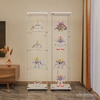 免運 破損補髮 酒櫃玩具手辦櫃宜家衕款透明玻璃櫃落地展示櫃家用輕奢模型收納櫃手辦展示櫃 展示架 玻璃櫃子 客廳展示櫃