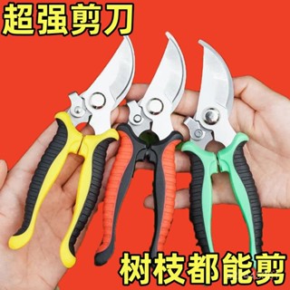 居家日用百貨🎁【設計精巧】一剪沒強力多用剪子家用剪刀多功能園林修花剪五金工具鋒利不銹鋼