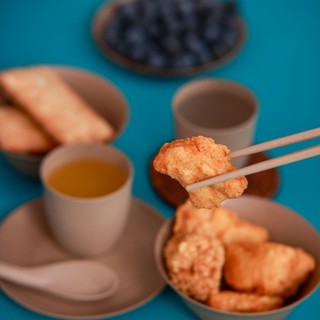 【家の好貨】小麥稭稈飯碗 防摔塑膠碗 環保碗可降解稻殻一次性餐具家用餐廳露營火鍋戶外加厚碗筷碟杯勺子套裝