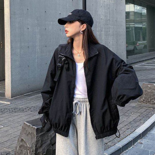 Luxi❤2025新款春秋季韓版女裝寬鬆BF百搭上衣複古風衣BF學生外套ins潮