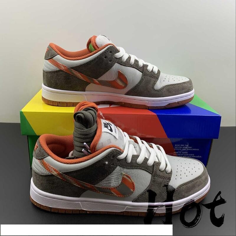 Hot Crushed Skate Shop x Nike SB Dunk Low 棕橙 塗鴉墻 DH7782-001