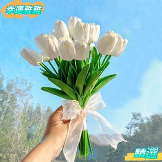 【驚喜】求婚花束韓式仿真花假花新娘森係手捧花馬蹄蓮鬱金香婚紗攝影拍照道具 永生花 婚禮裝飾