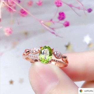 臺灣發貨 高階氣質 小眾設計 男女通用 百搭顯瘦碧綠新中式寶石銀玫瑰金色戒指女時尚潮流網紅個性情人禮物高階