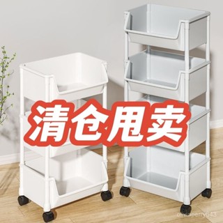 🔥臺灣出貨🔥移動書架置物架落地多層帶輪客廳臥室宿捨兒童小書櫃小推車收納架🎀樂樂開旗艦店