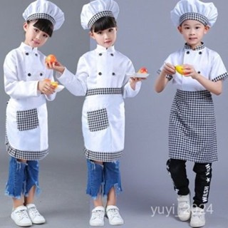 限時折扣💥親子廚師服演出服兒童小廚師服裝COS廚師角色扮演衣服 EEYO